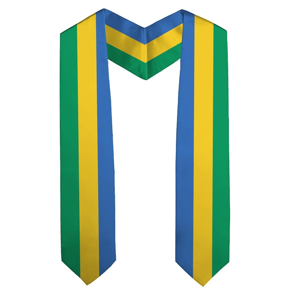 4939 National Flag Graduation Stole Embroidery Sash for Study Aboard